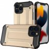 Pouzdro a kryt na mobilní telefon Apple Pouzdro MG Hybrid Armor iPhone 13 Pro, zlaté