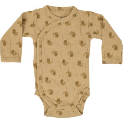 Lodger kojenecké body s dlouhým rukávem Flame Tribe Sand – Zboží Mobilmania