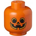 LEGO® Oranžový úložný box ve tvaru dýně Pumpkin 27 cm – Zboží Dáma