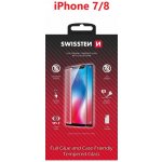 Swissten sklo FullGlue , color frame, case friendly Apple iPhone 7/8 černé 83847 – Zboží Živě