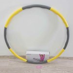 Bydlení M.S. Masážní obruč Hula hop žluto-šedá, 75 - 95 cm – Hledejceny.cz