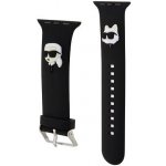 Karl Lagerfeld Karl and Choupette Head NFT Řemínek pro Apple Watch 42/44/45/49 Black KLAWLSLKCNK – Zboží Mobilmania