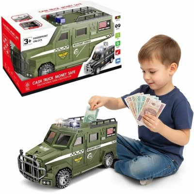 Lebula - Pokladnička trezor auto kamion světlo zvuk bankovky – Zbozi.Blesk.cz