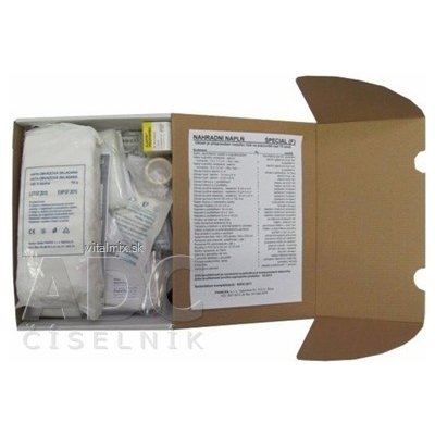 Panacea NÁPLŇ do nástěnné lékárničky Speciál F v papírové kartonové krabici 1 ks – Sleviste.cz