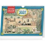 NOTIQUE stolní s extra velkým kalendáriem Josef Lada 30 × 21 cm 2027 – Zboží Mobilmania