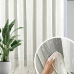 Ervi voálová záclona s olůvkem smetanová - 021, metráž – Zboží Mobilmania