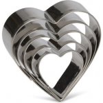 PATISSE Sada vykrajovátek - srdce 5 ks – Sleviste.cz