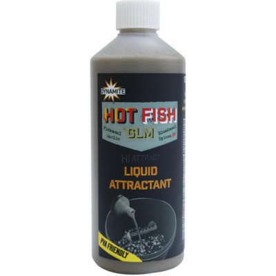 Dynamite Baits Tekutý Atraktor Hot Fish & GLM Liquid Attractant 500 ml