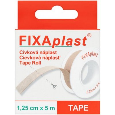 Fixplast náplast cívka 1,25 cm x 5 m – Zbozi.Blesk.cz