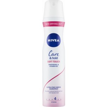 NiveaCare & Hold Soft Touch 4 lak na vlasy 250 ml