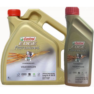 Castrol Edge Titanium FST Professional LongLife III 5W-30 5 l – Zbozi.Blesk.cz