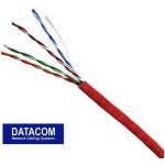 Datacom 50271005032 UTP Cat5e PVC, 305m, červený – Hledejceny.cz