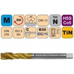 NÁSTROJE CZ Závitník strojní M24x1 ISO2 HSSCo5 TiN DIN 374 RSP35 - 4060 - CZZ4060-M24X1-ISO2 – Hledejceny.cz