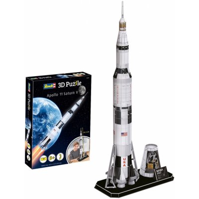 Revell 3D Puzzle NASA Apollo 11 Saturn V 136 ks – Hledejceny.cz