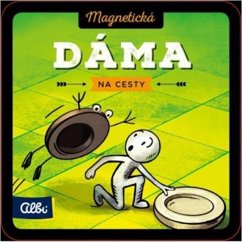 Albi Magnetická mini hra: Dáma na cesty