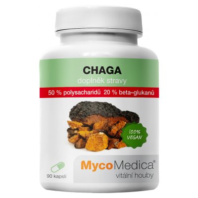 MycoMedica Chaga 50 % 90 kapslí – Zboží Mobilmania