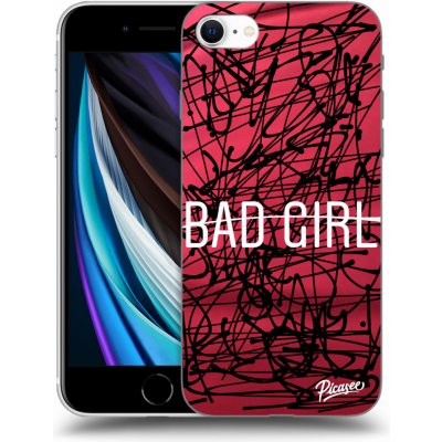 Pouzdro Picasee silikonové Apple iPhone SE 2022 - Bad girl čiré – Zboží Mobilmania