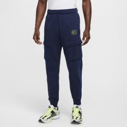 Nike NSW SW AIR CARGO pant FLC BB Navy/Volt