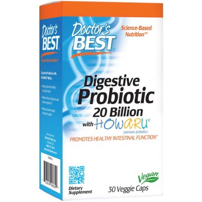 Doctor’s Best Digestive Probiotic with Howaru 30 kapslí – Hledejceny.cz