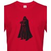 Pánské Tričko Tričko Star Wars s Darth Vaderem červená