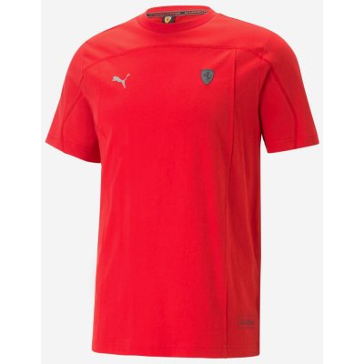 Puma pánské tričko Ferrari Style Tee Rosso Corsa čerevné – Zboží Mobilmania