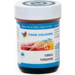 Food Colours Gelová barva tyrkysová 35 g – Sleviste.cz