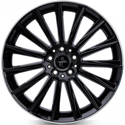 Keskin KT18 7x17 5x108 ET48 black polished – Sleviste.cz