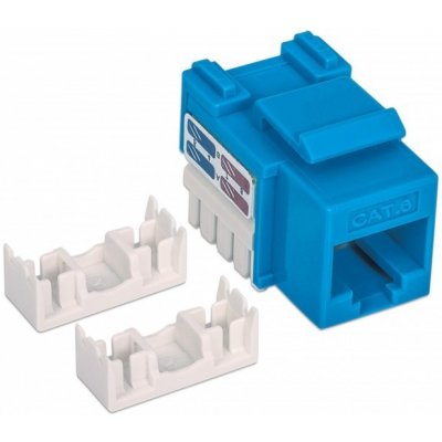 Intellinet Cat6 Keystone Jack, UTP, Blue, Punch-down – Sleviste.cz