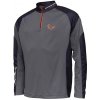 Rybářské tričko, svetr, mikina Savage Gear Tournament Tričko Shirt 1/2 Zip Sedona Grey