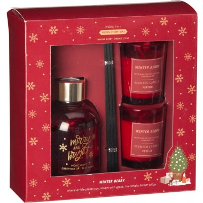 Koopman Sada difuzéru Christmas Home Collection Home Scent různé druhy 80 ml – Hledejceny.cz