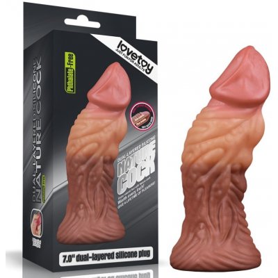 LoveToy Dual layered Platinum Silicone Plug 7.0" – Hledejceny.cz