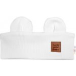 Baby Nellys Čelenka Teddy s oušky pro děti Hand Made - bílá – Zboží Dáma