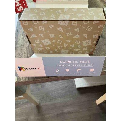 Connetix Clear Starter Pack 34 ks – Zbozi.Blesk.cz