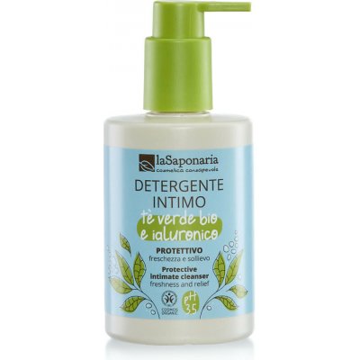 laSaponaria Intimní mycí gel ochranný se Zeleným čajem BIO 250 ml – Zboží Dáma