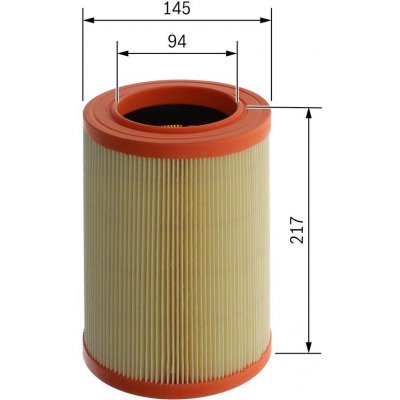 Vzduchový filtr BOSCH F 026 400 297 – Hledejceny.cz