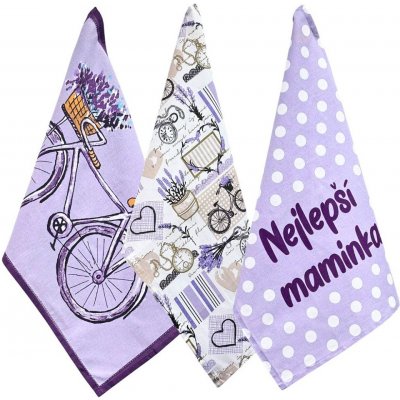 HOME ELEMENTS Nejlepší maminka 2 50 x 70 cm 3ks – Zboží Mobilmania