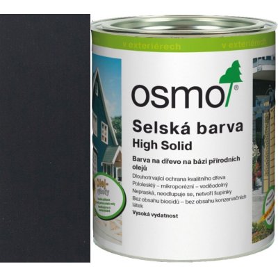 Osmo 2703 Selská barva 0,125 l Černošedá – Sleviste.cz