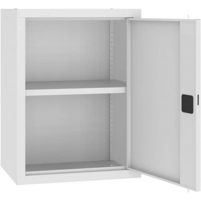 Malow Spisová skříň kovová SBM 801 M 810 x 600 x 435 mm tmavě šedá RAL 7032 – Sleviste.cz