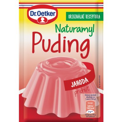 Dr. Oetker Naturamyl puding s jahodovou příchutí 37 g – Hledejceny.cz