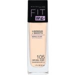 Maybelline Fit Me! Luminous + Smooth SPF18 Foundation 105 Natural Ivory tekutý make-up pro sjednocenou a rozjasněnou pleť 30 ml – Sleviste.cz
