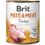 Brit Paté & Meat Dog Turkey 800 g – Zboží Mobilmania