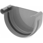 Gutta Aqua Plastové čelo žlabu 75 Levé šedé – Zboží Mobilmania