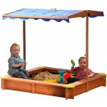 Dobar PÍSKOVIŠTĚ SE STŘÍŠKOU 117x117x117 cm FSC UV – Hledejceny.cz