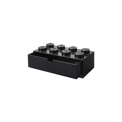 Stolní box LEGO, se zásuvkou, velký (8), černá 40211733