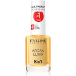Eveline Cosmetics Nail Therapy regenerační elixír na nehty a nehtovou kůžičku Argan Elixir 8 in 1 12 ml – Zboží Dáma
