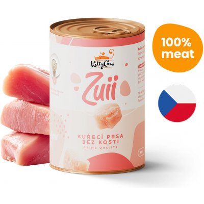 Kittycare Zuii Kuřecí prsa bez kosti 400 g – Hledejceny.cz