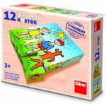 Dino Pejsek a kočička 12 kostky – Zboží Mobilmania