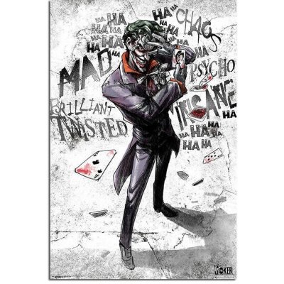 GB eye Plakát DC Comics - Joker Type – Zboží Mobilmania