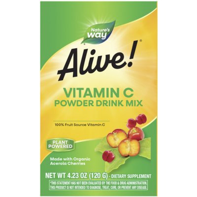 Natures Way Alive! Fruit Source Vitamin C Drink Mix 120 g – Hledejceny.cz