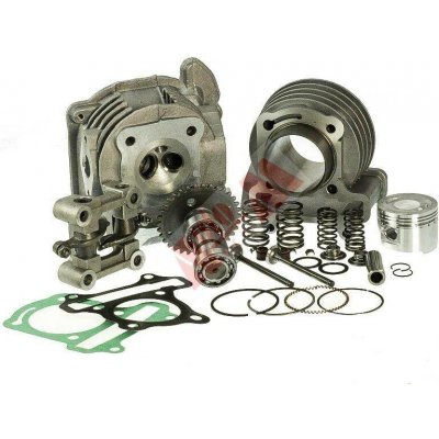 Válec s hlavou KIT 80 ccm- vrt. 47mm 139QMB/QMA , Kymco – Hledejceny.cz